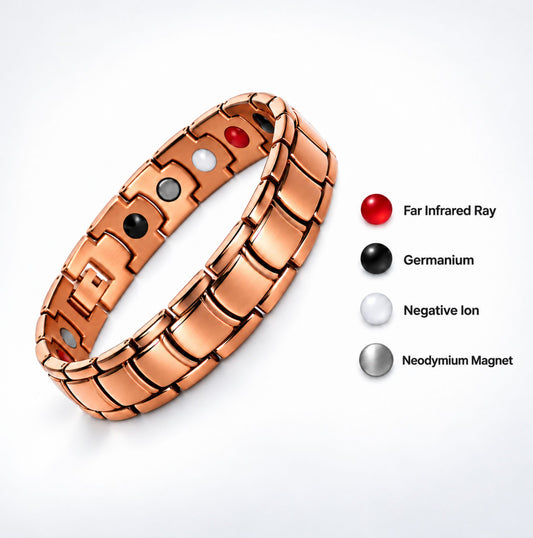 ETHERION Energy Bracelet Copper – Brățară Energetică 5-in-1 Cupru Pur